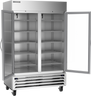 Beverage-Air - 52" Horizon Stainless Steel Reach-In Refrigerator/Freezer w/ 2 Glass Swing Doors - HBRF49HC-1-A-G
