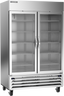 Beverage-Air - 52" Horizon Stainless Steel Reach-In Refrigerator/Freezer w/ 2 Glass Swing Doors - HBRF49HC-1-A-G