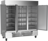 Beverage-Air - 75" Horizon Stainless Steel Reach-In Refrigerator/Freezer w/ 3 Solid Swing Doors - HBRF72HC-1-C