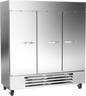Beverage-Air - 75" Horizon Stainless Steel Reach-In Refrigerator/Freezer w/ 3 Solid Swing Doors - HBRF72HC-1-C