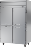 Beverage-Air - 52" Horizon Stainless Steel Reach-In Freezer w/ 4 Solid Swing Half Doors - HF2HC-1HS