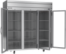 Beverage-Air - 78" Horizon Stainless Steel Reach-In Freezer w/ 3 Glass Swing Doors - HF3HC-1G