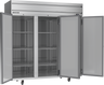 Beverage-Air - 78" Horizon Stainless Steel Reach-In Freezer w/ 3 Solid Swing Doors - HF3HC-1S