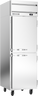 Beverage-Air - 26" Horizon Stainless Steel Reach-In Freezer w/ 2 Solid Swing Half Doors - HFP1HC-1HS
