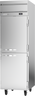 Beverage-Air - 26" Horizon Stainless Steel Reach-In Freezer w/ 2 Solid Swing Half Doors - HFP1HC-1HS