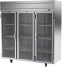 Beverage-Air - 78" Horizon Stainless Steel Reach-In Freezer w/ 3 Glass Swing Doors - HFP3HC-1G