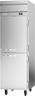 Beverage-Air - 26" Horizon Stainless Steel Reach-In Freezer w/ 2 Solid Swing Half Doors - HFPS1HC-1HS