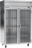Beverage-Air - 52" Horizon Stainless Steel Reach-In Freezer w/ 2 Glass Swing Doors - HFPS2HC-1G