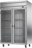 Beverage-Air - 52" Horizon Stainless Steel Reach-In Freezer w/ 2 Glass Swing Doors - HFPS2HC-1G