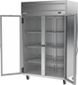 Beverage-Air - 52" Horizon Stainless Steel Reach-In Freezer w/ 2 Glass Swing Doors - HFPS2HC-1G