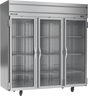 Beverage-Air - 78" Horizon Stainless Steel Reach-In Freezer w/ 3 Glass Swing Doors - HFPS3HC-1G