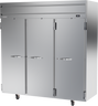 Beverage-Air - 78" Horizon Stainless Steel Reach-In Freezer w/ 3 Solid Swing Doors - HFPS3HC-1S