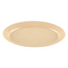 G.E.T - SuperMel 12" x 8.5" Tan Oval Platter (24 Per Case) - OP-912-T