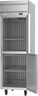 Beverage-Air - 26" Horizon Stainless Steel Reach-In Freezer w/ 2 Solid Swing Half Doors - HFS1HC-1HS