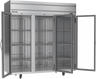 Beverage-Air - 78" Horizon Stainless Steel Reach-In Freezer w/ 3 Glass Swing Doors - HFS3HC-1G