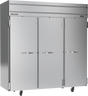 Beverage-Air - 78" Horizon Stainless Steel Reach-In Freezer w/ 3 Solid Swing Doors - HFS3HC-1S