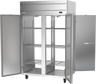 Beverage-Air - 52" Horizon Stainless Steel Reach-In Pass-Thru Warming Cabinet  w/ 4 Solid Swing Doors - HH2-1S-PT