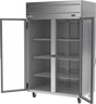 Beverage-Air - 52" Horizon Stainless Steel Reach-In Refrigerator w/ 2 Glass Swing Doors - HR2HC-1G