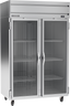 Beverage-Air - 52" Horizon Stainless Steel Reach-In Refrigerator w/ 2 Glass Swing Doors - HRP2HC-1G