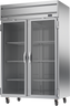 Beverage-Air - 52" Horizon Stainless Steel Reach-In Refrigerator w/ 2 Glass Swing Doors - HRP2HC-1G