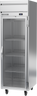 Beverage-Air - 26" Horizon Stainless Steel Reach-In Refrigerator w/ 1 Glass Swing Door - HRPS1HC-1G