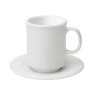 G.E.T - 8 oz White Tritan Stacking Mug (24 Per Case) - TM-1308-W