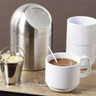 G.E.T - 10 oz White Tritan Stackable Mug (24 Per Case) - TM-1411-W