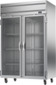 Beverage-Air - 52" Horizon Stainless Steel Reach-In Refrigerator w/ 2 Glass Swing Doors - HRPS2HC-1G
