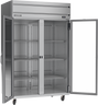 Beverage-Air - 52" Horizon Stainless Steel Reach-In Refrigerator w/ 2 Glass Swing Doors - HRPS2HC-1G
