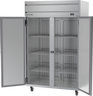 Beverage-Air - 52" Horizon Stainless Steel Reach-In Refrigerator w/ 2 Solid Swing Doors - HRPS2HC-1S
