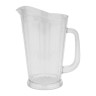 G.E.T - 60 oz SAN Plastic Clear Tapered Pitcher (12 Per Case) - P-1064-1-CL