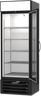 Beverage-Air - 27" MarketMax Black Shallow Depth Merchandiser Freezer w/ 1 Swing Glass Door - MMF19HC-1-B