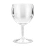 G.E.T - 6 oz SAN Plastic Clear Wine Glass (24 Per Case) - SW-1406-1-SAN-CL