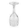 G.E.T - 8 oz SAN Plastic Clear Fluted Wine Glass (24 Per Case) - SW-1422-1-SAN-CL