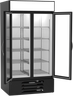 Beverage-Air - 40" MarketMax Black Merchandiser Freezer w/ 2 Swing Glass Doors - MMF35HC-1-B