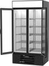 Beverage-Air - 40" MarketMax Black Merchandiser Freezer w/ 2 Swing Glass Doors - MMF35HC-1-B