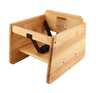 G.E.T - Natural Wood Booster Seat W/ T-Strap - BS-200-MOD-N2