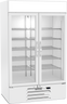 Beverage-Air - 47" MarketMax IQ White Merchandiser Freezer w/ 2 Swing Glass Doors - MMF44HC-1-W-IQ