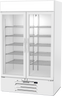 Beverage-Air - 47" MarketMax IQ White Merchandiser Freezer w/ 2 Swing Glass Doors - MMF44HC-1-W-IQ