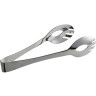 G.E.T - 9.5" Stainless Steel Tongs W/ Mirror Finish (12 Per Case) - BSBF-20