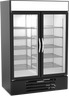 Beverage-Air - 52" MarketMax Black Merchandiser Freezer w/ 2 Swing Glass Doors - MMF49HC-1-B