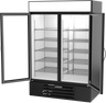 Beverage-Air - 52" MarketMax Black Merchandiser Freezer w/ 2 Swing Glass Doors - MMF49HC-1-B