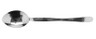 G.E.T - 13" Stainless Steel Serving Spoon W/ Pounded Finish (12 Per Case) - BSPD-03