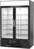 Beverage-Air - 52" MarketMax IQ Black Merchandiser Freezer w/ 2 Swing Glass Doors - MMF49HC-1-B-IQ