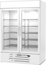 Beverage-Air - 52" MarketMax IQ White Merchandiser Freezer w/ 2 Swing Glass Doors - MMF49HC-1-W-IQ