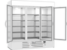 Beverage-Air - 75" MarketMax White Merchandiser Freezer w/ 3 Swing Glass Doors - MMF72HC-1-W