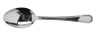 G.E.T - 10" Stainless Steel Solid Spoon W/ Mirror Finish (12 Per Case) - BSRIM-03