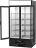 Beverage-Air - 39" MarketMax Black Merchandiser Refrigerator w/ 2 Swing Glass Doors - MMR35HC-1-B
