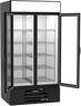 Beverage-Air - 39" MarketMax Black Merchandiser Refrigerator w/ 2 Swing Glass Doors - MMR35HC-1-B