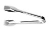 G.E.T - 9" Stainless Steel Salad Tongs W/ Mirror Finish (12 Per Case) - BSRIM-08